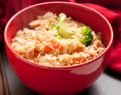 Fr: Hähnchen-Reis-Pfanne 